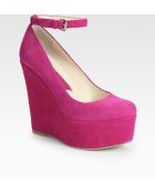 Boutique 9 Cesena Suede Wedge Platform Pumps - Lyst