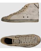 Diesel Black Gold High Top Sneakers - Lyst