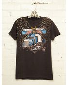 Free People Vintage Studded Harley-davidson Tee - Lyst