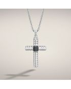 John Hardy Small Cross Pendant On Chain Necklace - Lyst