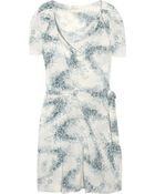 Vanessa Bruno Printed Silk Dress - Lyst