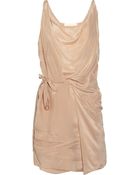 Vanessa Bruno Silk-charmeuse Dress - Lyst