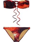 We Are Handsome The Vermillion Bandeau Bikini - Lyst