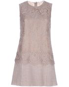 Dolce & Gabbana Lace Detail Dress - Lyst