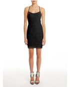 Alexander Wang Fitted Dress with Cut Outback - Lyst