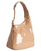 Jimmy Choo Nude Patent Leather Thelma Hobo - Lyst