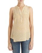 Madison Marcus Polka Dot Top - Lyst