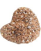 Marc By Marc Jacobs Pave Heart Ring - Lyst
