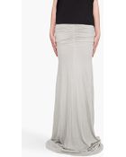 Rick Owens Lilies Ruched Maxi Skirt - Lyst