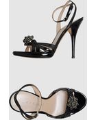 Casadei Platform Sandals - Lyst