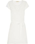 Vanessa Bruno Athé Embroidered Cotton Mini Dress - Lyst