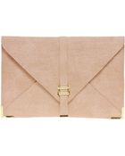 ASOS Collection Asos Slot Through Envelope Clutch - Lyst