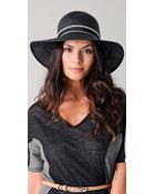 Rag & Bone Wide Brim Beach Hat - Lyst