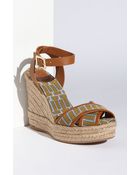 Tory Burch Florian Wedge - Lyst