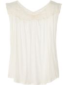 Vanessa Bruno Athé Embroidered Linen Top - Lyst
