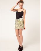 River Island Multi Sequin Mini Skirt - Lyst