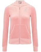 Juicy Couture Velour Hooded Sweatshirt - Lyst