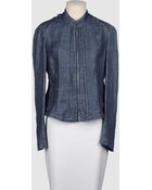 Armani Denim Outerwear - Lyst
