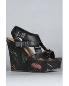 Naughty Monkey The Mix Up Shoe in Black - Lyst