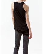 Zara Vest Top with Asymmetric Hem - Lyst