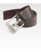 Diesel Leather Belt - Lyst