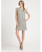 Alice + Olivia Selma Embroidered Tunic Dress - Lyst
