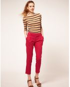ASOS Collection Asos Linen Peg Trousers - Lyst