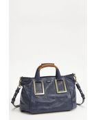 Chloé Ethel Lambskin & Goatskin Leather Top Handle Satchel - Lyst