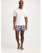 Gant Rugger Checked Swim Trunks - Lyst