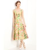 Tracy Reese Print Lace Dress - Lyst