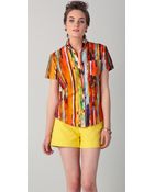 Harvey Faircloth Beacon Club Collared Shirt - Lyst