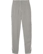 3.1 Phillip Lim Striped Zipper Pants - Lyst