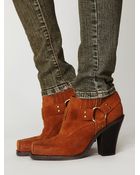 Free People Rumi Square Toe Ankle Boot - Lyst