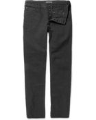 John Varvatos Slim-fit Cotton and Linen-blend Jeans - Lyst