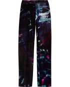 Erdem Alanna Printed Velvet Pants - Lyst