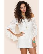 Nasty Gal Bardot Crochet Dress - Lyst