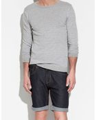 Zara Denim Bermudas - Lyst