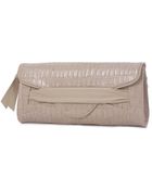 Alexandra De Curtis Isabella Clutch - Beige - Lyst