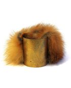 M. Brulee Baklavabrass and Fox Fur Cuff - Lyst