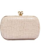 Alexandra De Curtis Rita Box Clutch Beige - Lyst