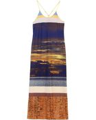 Clover Canyon Sunset Cork Dress - Lyst