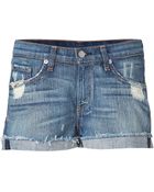 Rag & Bone Destroyed Denim Emma Jean Shorts - Lyst