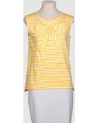 See By Chloé Sleeveless Tshirt - Lyst