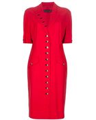 Louis Feraud Vintage Button-Up Dress - Lyst