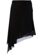 Rick Owens Asymmetric Hem Skirt - Lyst