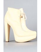 Plomo The Carina Shoe in Peach - Lyst