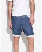 Zara Linen Bermudas - Lyst