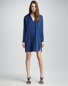 Vince Crossover Vneck Dress - Lyst