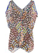 Easton Pearson Diamond Embellished Silk-Chiffon Tunic - Lyst