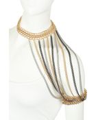 Topshop Premium Shoulder Piece Necklace - Lyst